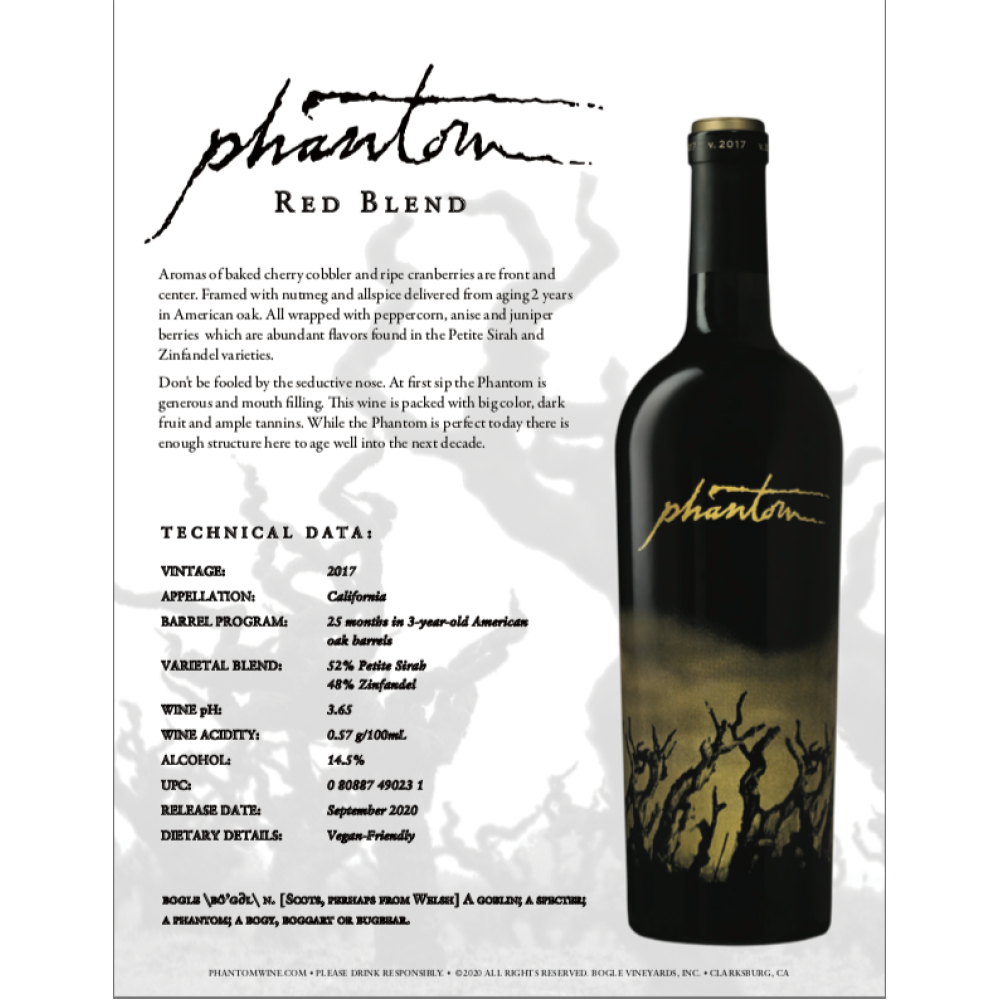 Bogle Vineyards Phantom 2019