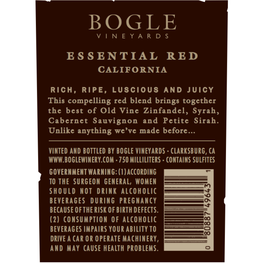 Bogle Vineyards Essential Red 2019