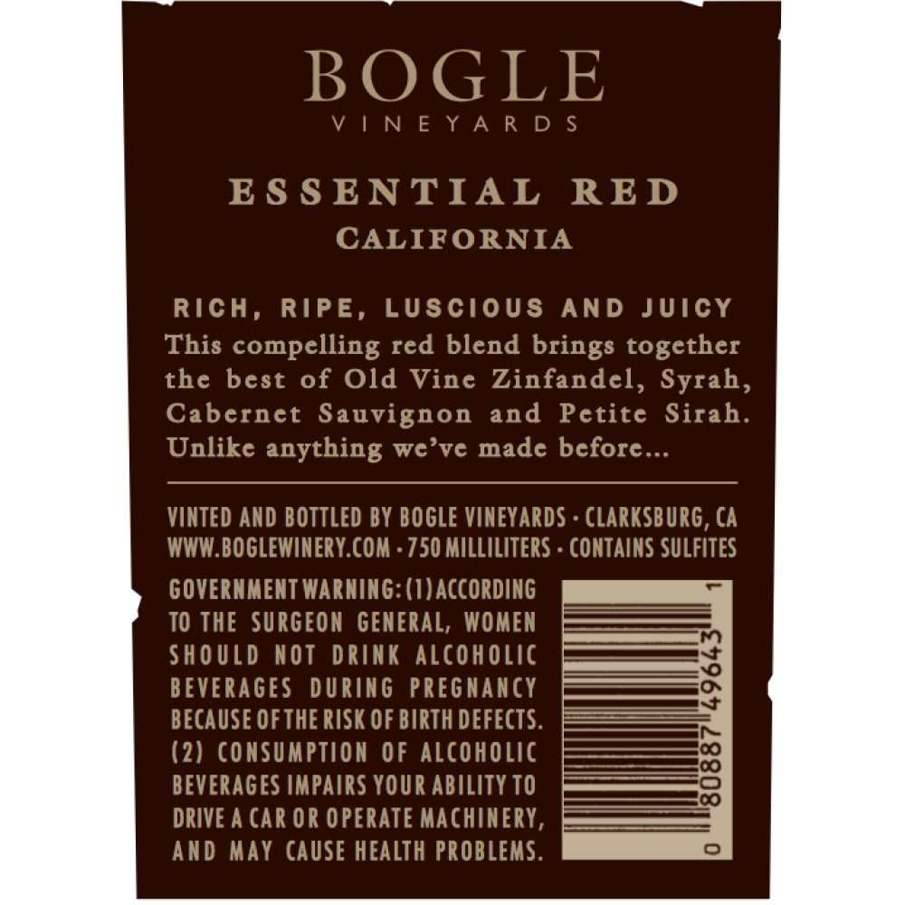 Bogle Vineyards Essential Red 2020