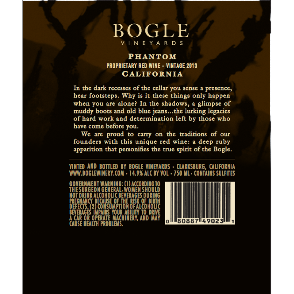 Bogle Vineyards Phantom Chardonnay 2020