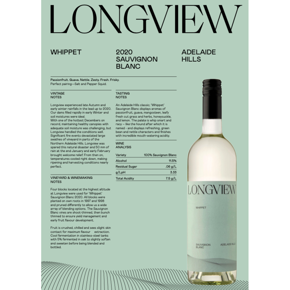 Longview Whippet Sauvignon Blanc 2022